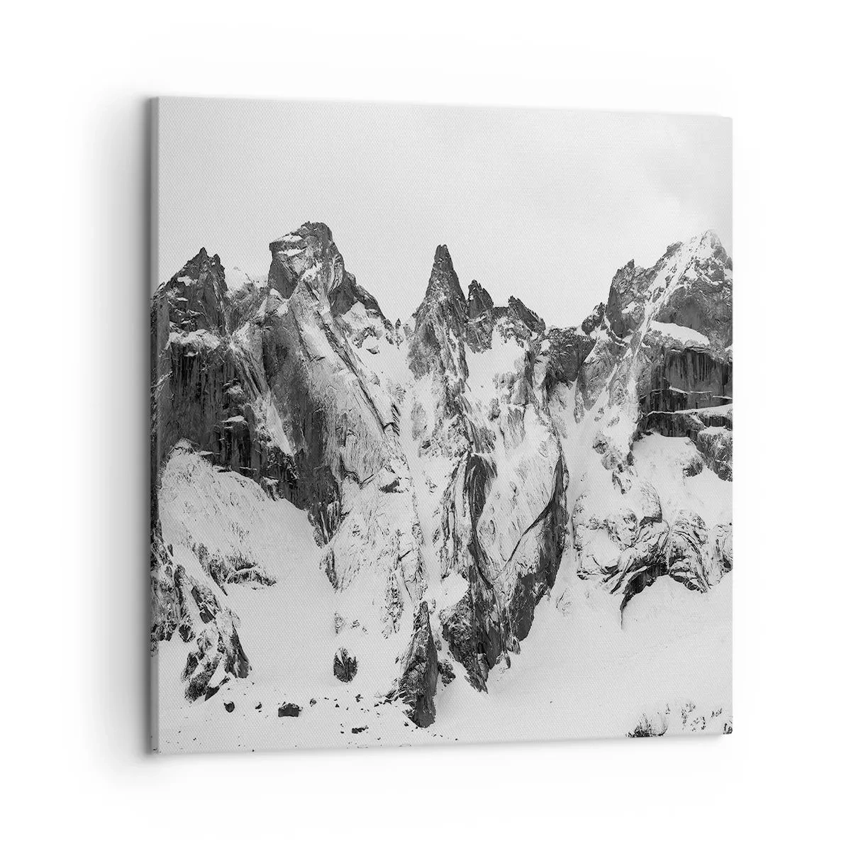 Bild auf Leinwand - Leinwandbild - Gefährlicher Granitgrat - 50x50 cm