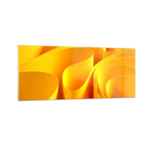 Glasbild - Bild auf glas - Wie Sonnenwellen - 100x40 cm