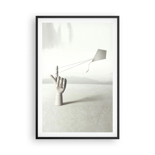 Poster in einem schwarzem Rahmen - Kraftprobe - 61x91 cm
