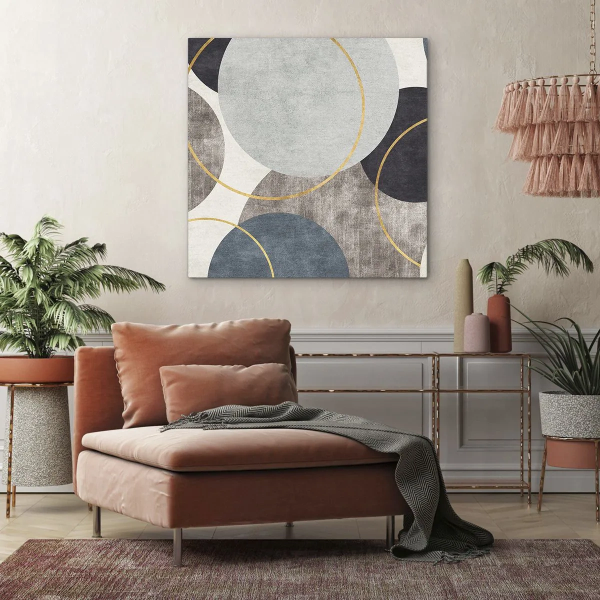 Bild auf Leinwand - Leinwandbild - Rad für Rad - 30x30 cm