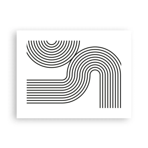 Poster - An der Kurve - 40x30 cm