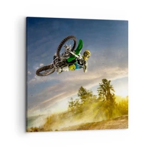 Bild auf Leinwand - Leinwandbild - Schalten Sie Emotionen ein! - 50x50 cm