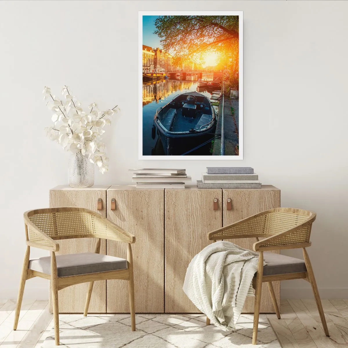 Poster - Morgen in Amsterdam - 70x100 cm