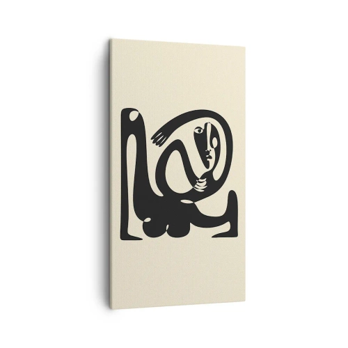 Bild auf Leinwand - Leinwandbild - Fast wie Picasso - 45x80 cm