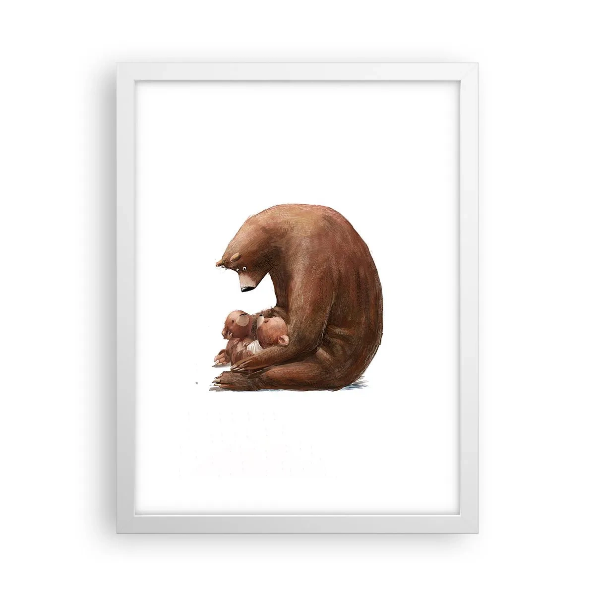 Poster in einem weißen Rahmen - Süße Träume, Kinder - 30x40 cm