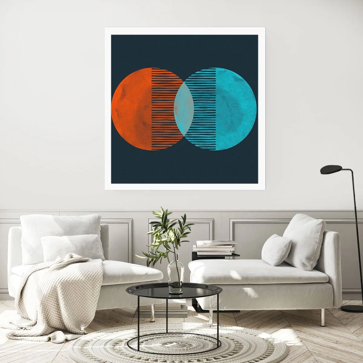 Poster - Astronomische Fantasie - 60x60 cm