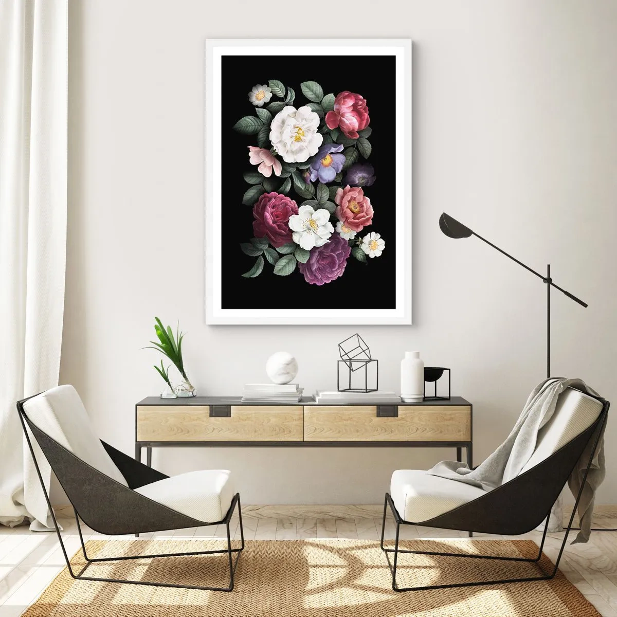 Poster in einem weißen Rahmen - Aus dem Englischen Garten - 30x40 cm