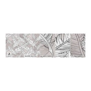 Fototapeten Muster Premium Canvas - Ein Federwirbel - Abstraktion, Vogelfeder, Grafik - 100x30 cm
