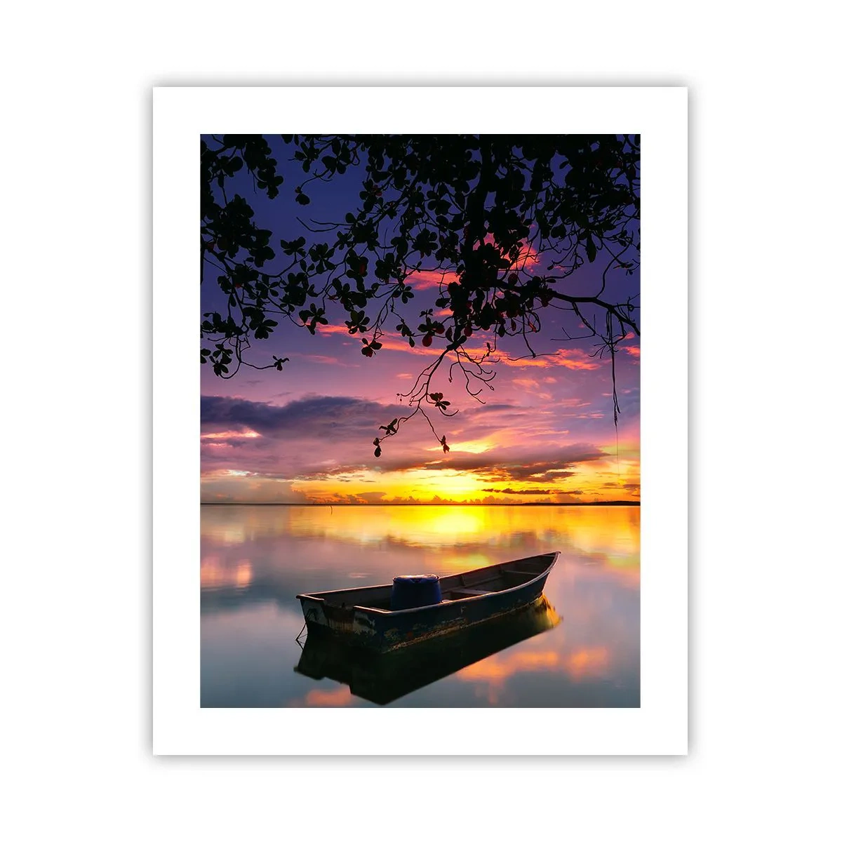 Poster - Du scheinst mitten am Himmel zu hängen... - 40x50 cm