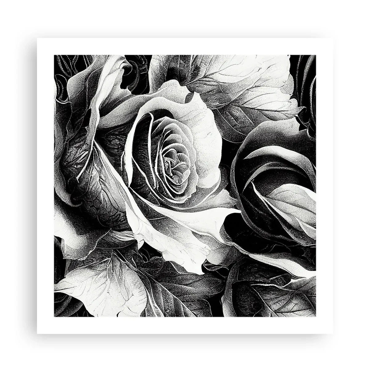 Poster - Immer Königin - 60x60 cm