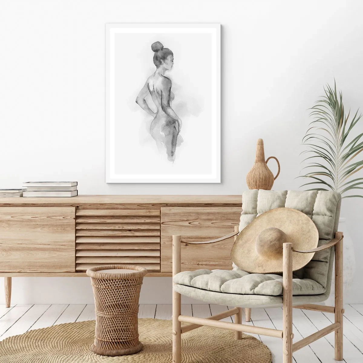 Poster in einem weißen Rahmen - Schön wie ein Gemälde - 40x50 cm