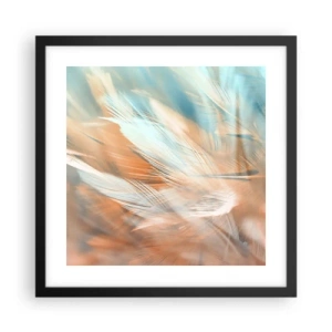 Poster in einem schwarzem Rahmen - Im Land der Sanftmut - 40x40 cm