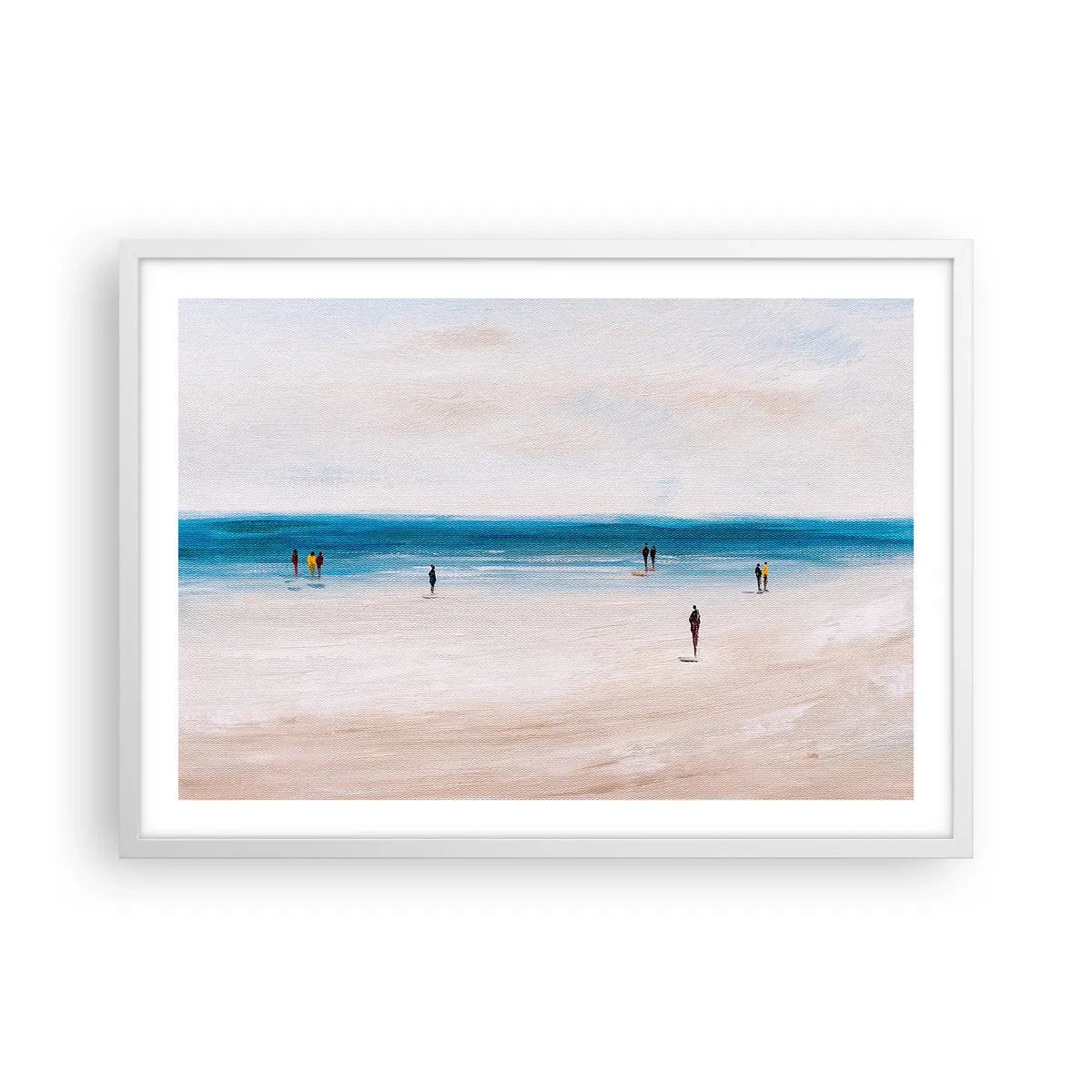 Poster in einem weißen Rahmen - Natürliches Bedürfnis - 70x50 cm