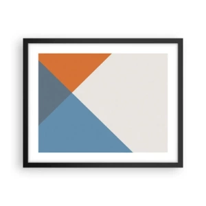 Poster in einem schwarzem Rahmen - In einem Winkel… - 50x40 cm