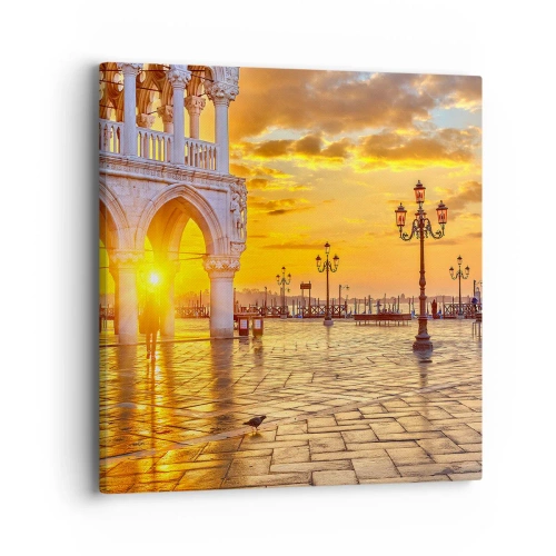 Bild auf Leinwand - Leinwandbild - Wo sind alle? - 40x40 cm