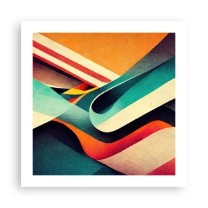 Poster - Intensive Komposition - 50x50 cm