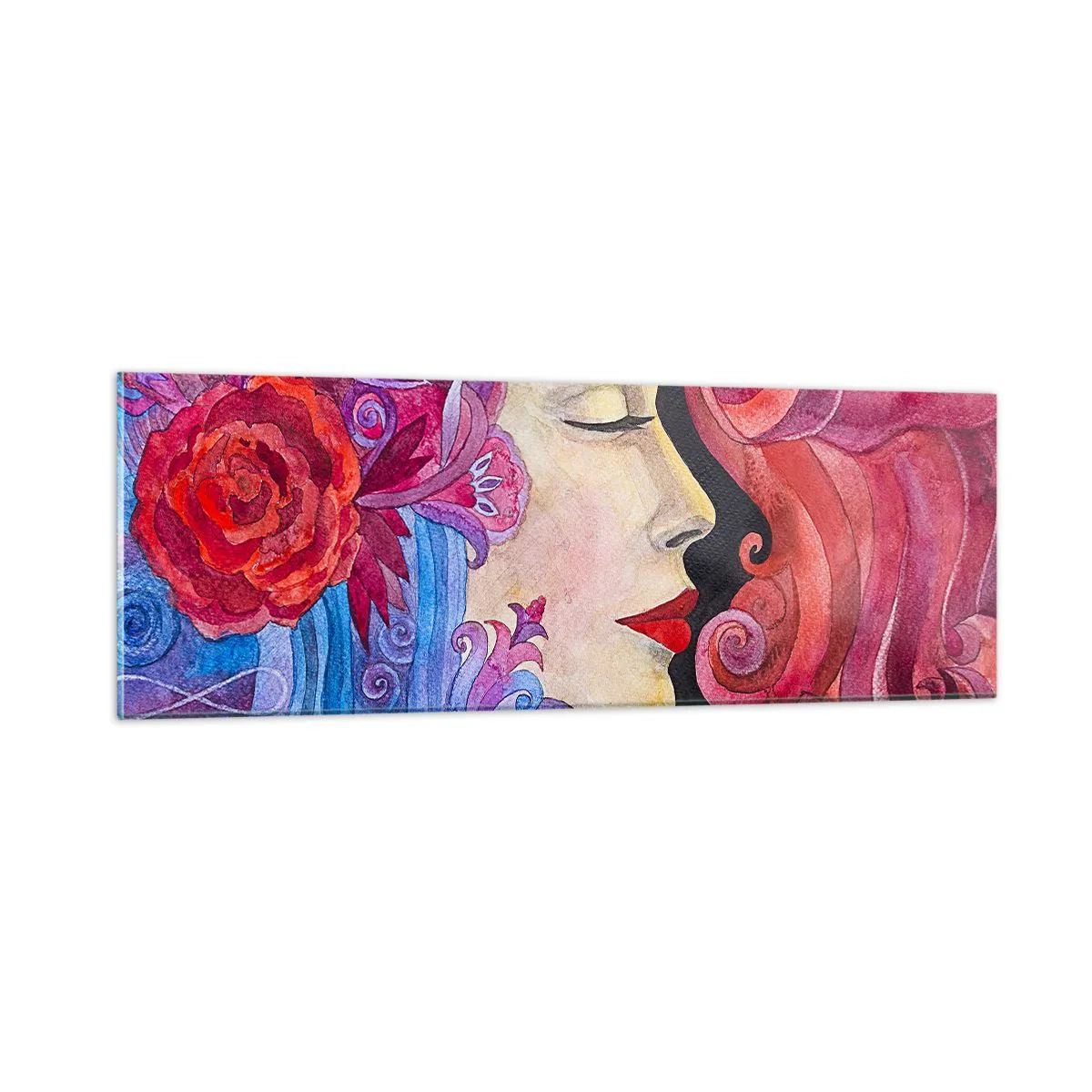 Glasbild - Bild auf glas - Der Jugendstil lebt noch - 90x30 cm