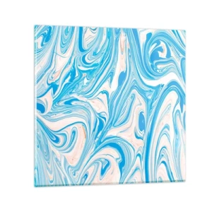 Glasbild - Bild auf glas - Sumpf in Türkis - 30x30 cm
