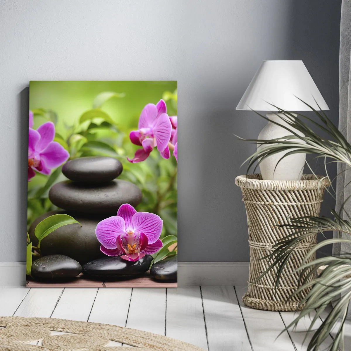 Bild auf Leinwand - Leinwandbild - Die Pyramide des Friedens - 55x100 cm