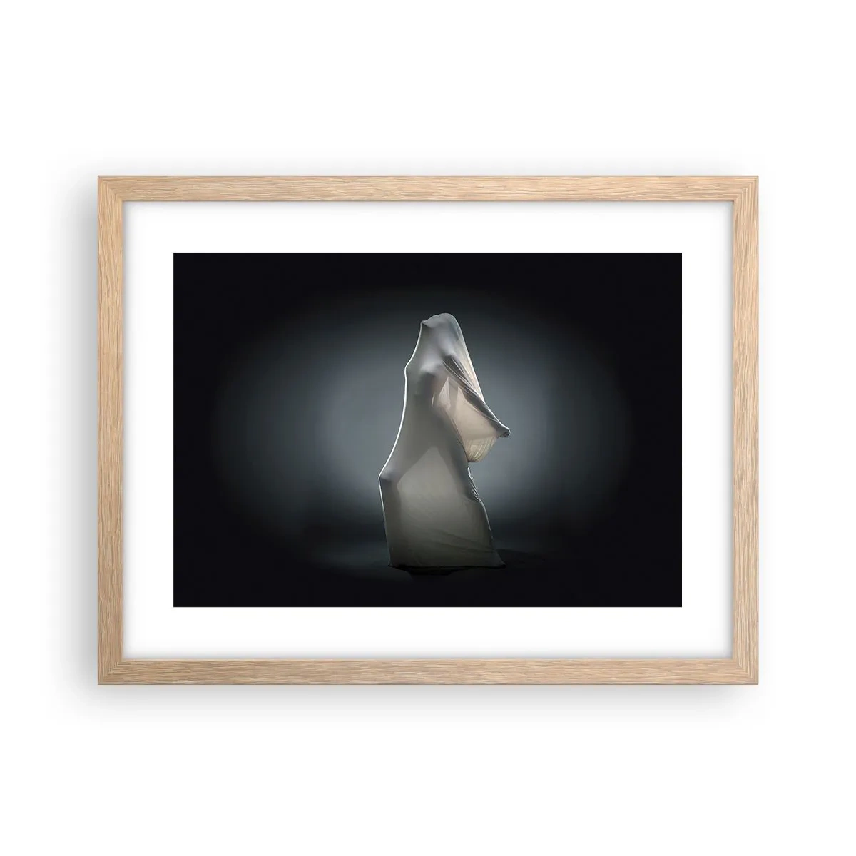 Poster in einem Rahmen aus heller Eiche - Versteckte Wünsche - 40x30 cm