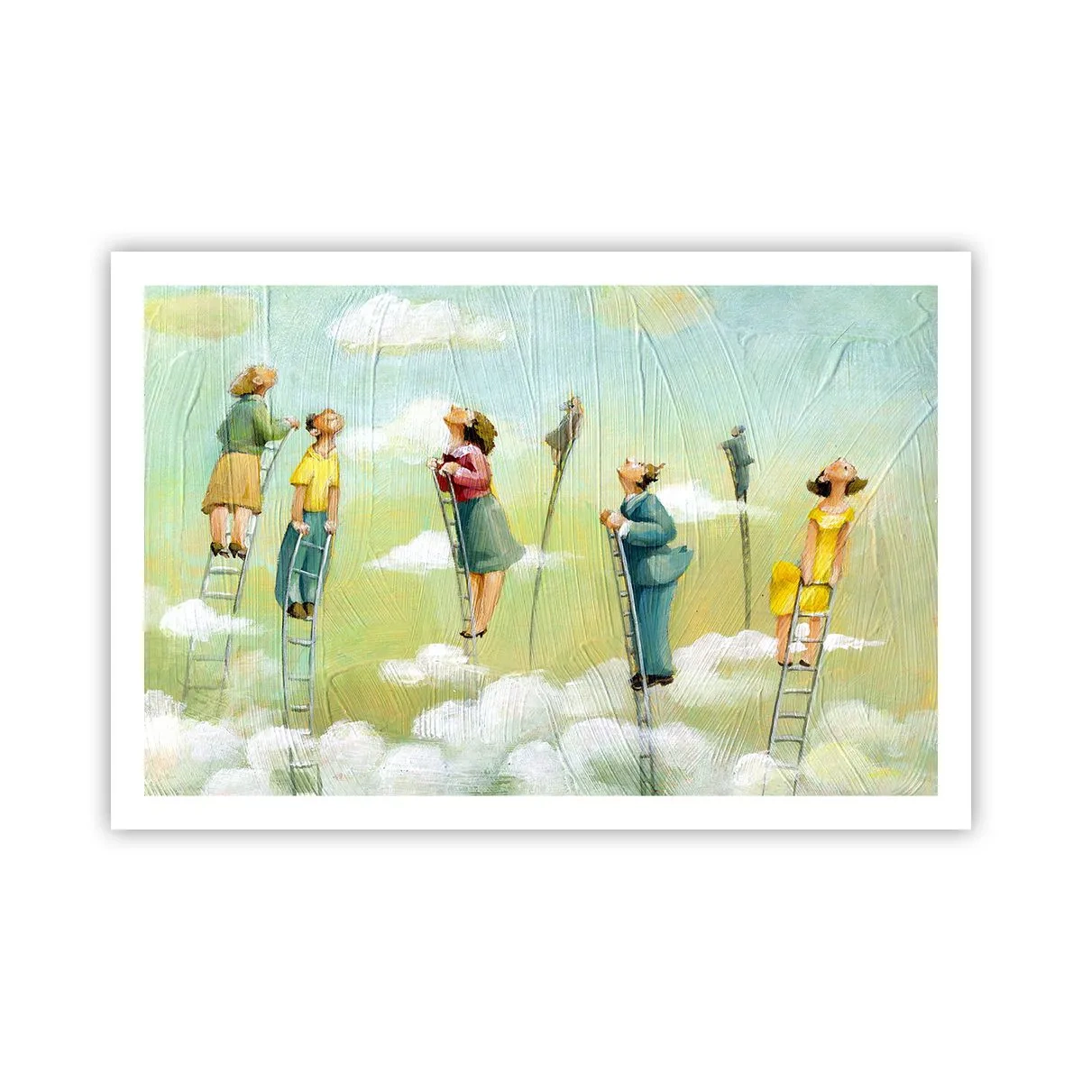 Poster - Hinter deinem Traum - 91x61 cm
