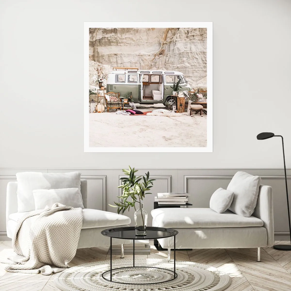 Poster - Es ist die Zeit, die Reise zu beginnen - 30x30 cm