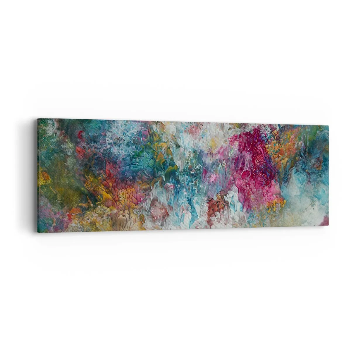 Bild auf Leinwand - Leinwandbild - In voller Blüte - 90x30 cm