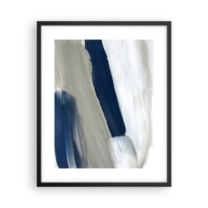 Poster in einem schwarzem Rahmen - Begegnung mit dem Weißsein - 40x50 cm