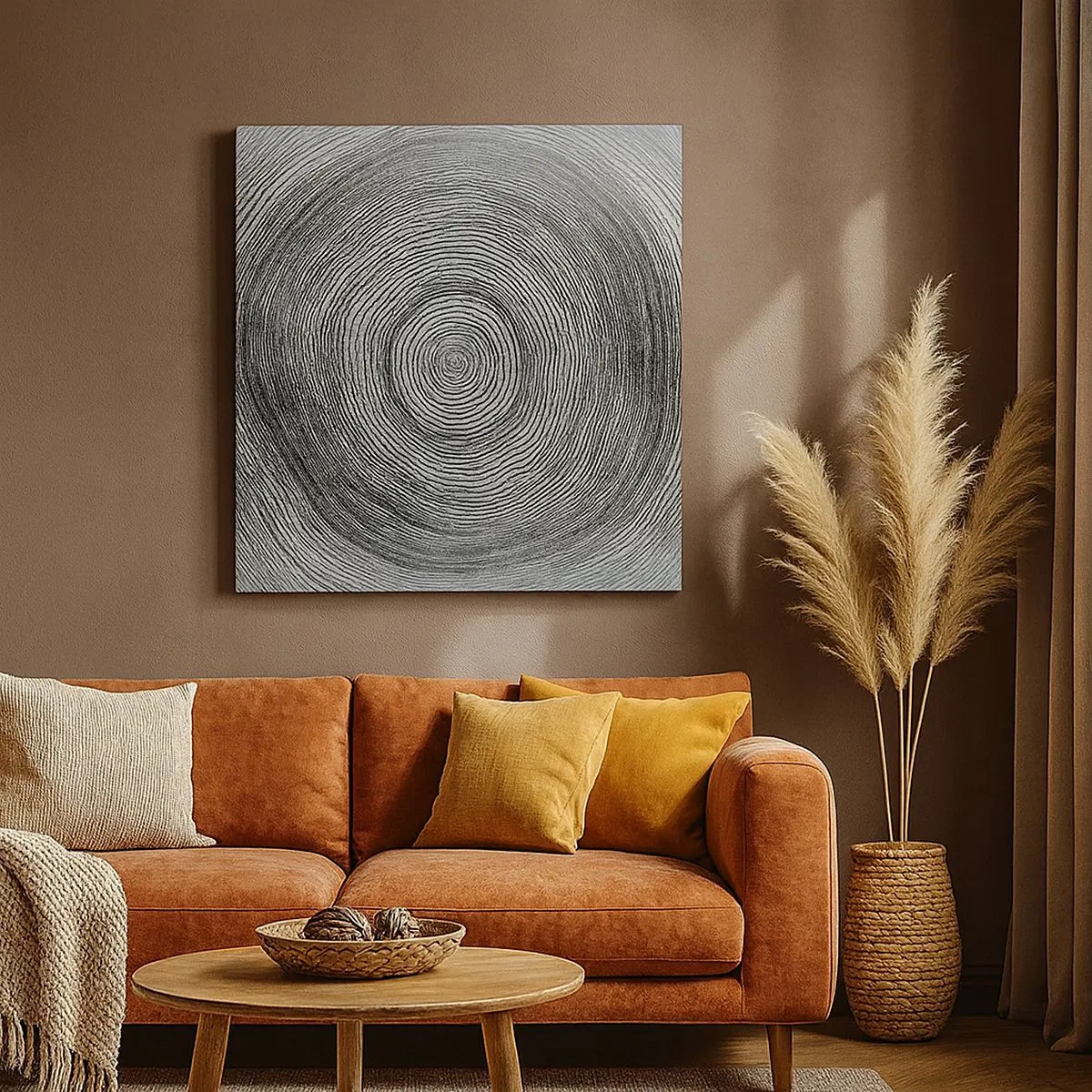 Bild auf Leinwand - Leinwandbild - Zeichen der Zeit - 30x30 cm