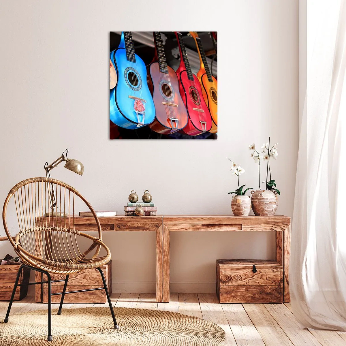 Bild auf Leinwand - Leinwandbild - Lateinische Atmosphäre - 30x30 cm