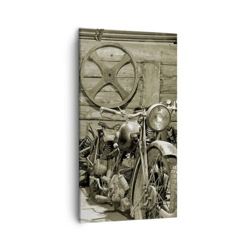 Bild auf Leinwand - Leinwandbild - Im Schuppen von Onkel Władek - 45x80 cm