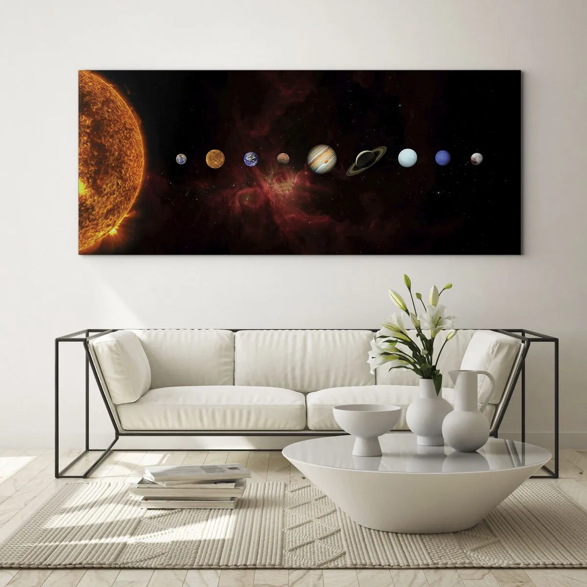 Glasbild - Bild auf glas - Unsere Nachbarschaft - 100x40 cm