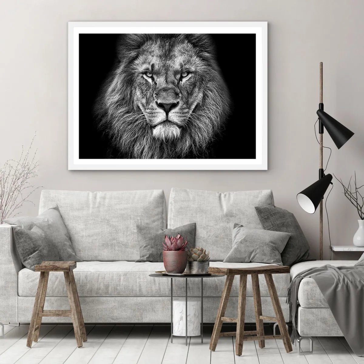 Poster in einem weißen Rahmen - Im Krönungsgewand - 70x50 cm