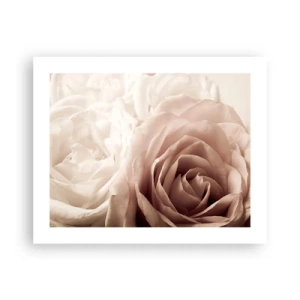 Poster - Im Herzen der Rose - 50x40 cm