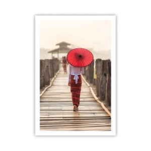 Poster - Auf der alten Brücke - 61x91 cm