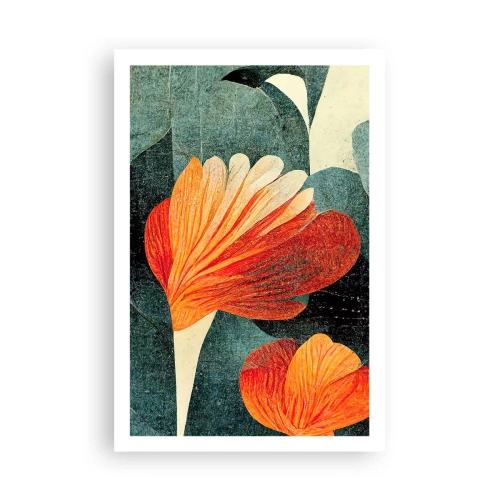 Poster - Hitze der Tropen und Kühle des Grüns - 61x91 cm
