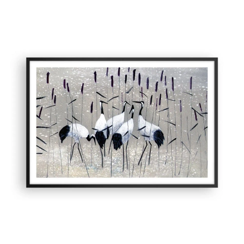 Poster in einem schwarzem Rahmen - Unter ihren eigenen - 91x61 cm
