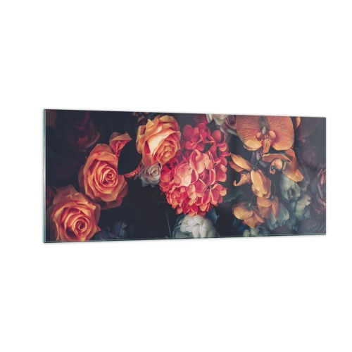 Glasbild - Bild auf glas - Wie bei den holländischen Meistern - 100x40 cm