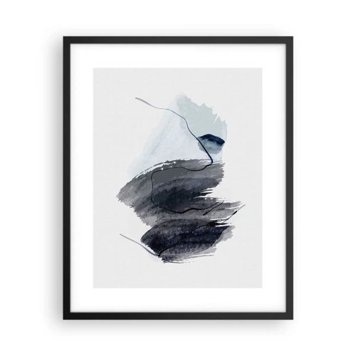 Poster in einem schwarzem Rahmen - Intensität und Bewegung - 40x50 cm