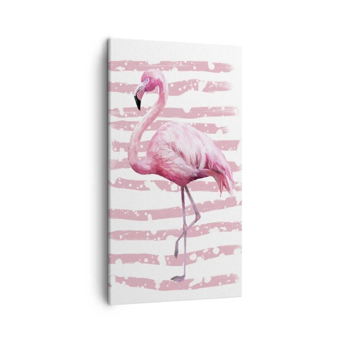 Bild auf Leinwand - Leinwandbild - In Würde, aber in Pink - 45x80 cm