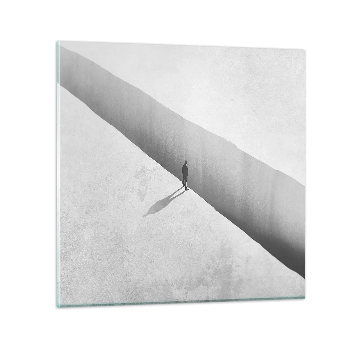 Glasbild - Bild auf glas - Klares Ziel - 30x30 cm