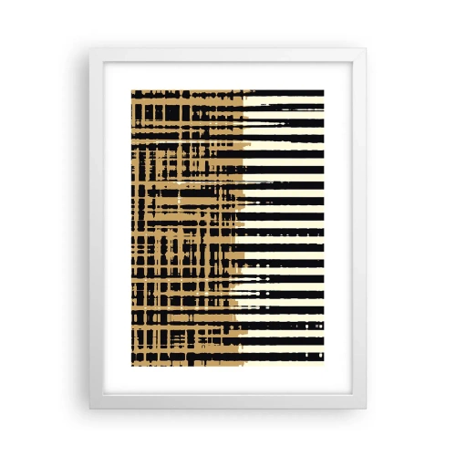 Poster in einem weißen Rahmen - Architektonische Abstraktion - 30x40 cm