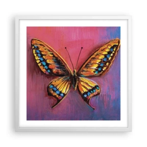 Poster in einem weißen Rahmen - Ein Juwel der Natur - 50x50 cm