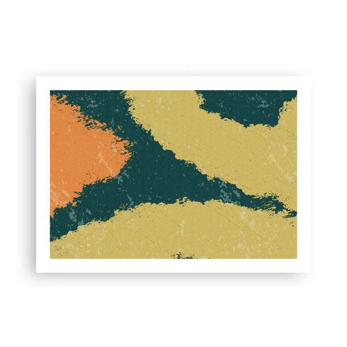 Poster - Abstraktion – langsame Bewegung - 70x50 cm