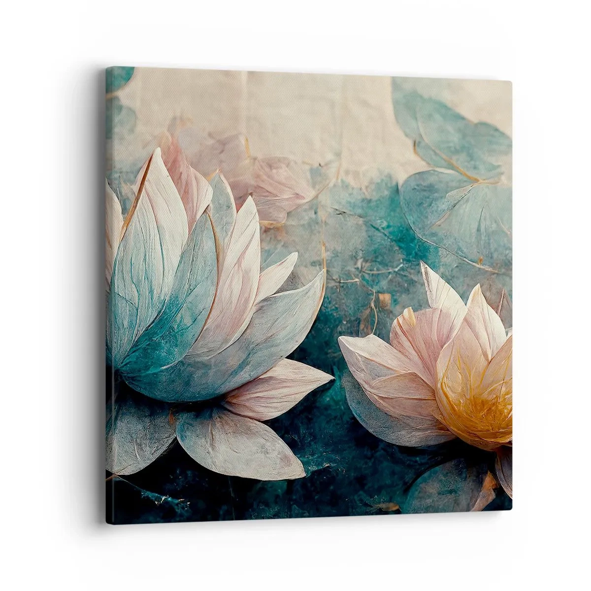 Bild auf Leinwand - Leinwandbild - Seesterne - 40x40 cm