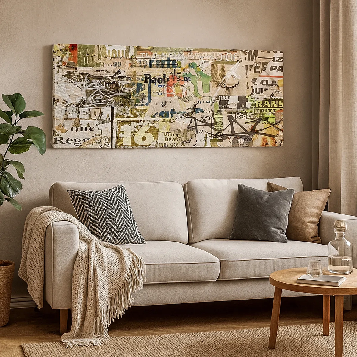 Bild auf Leinwand - Leinwandbild - Ach, es passiert... - 30x30 cm