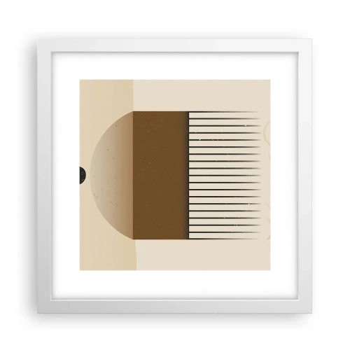 Poster in einem weißen Rahmen - Verschiedene Staaten - 30x30 cm