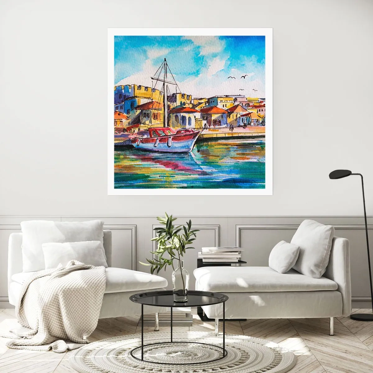 Poster - Regenbogennachmittag - 50x50 cm