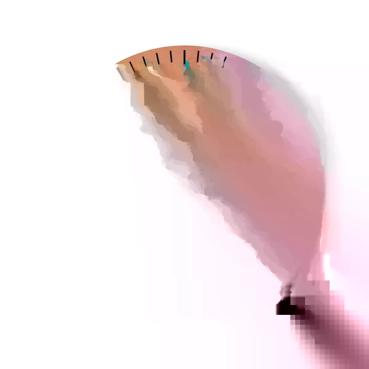 Wanduhr - Glasuhr - Lebensenergie - 30x30 cm