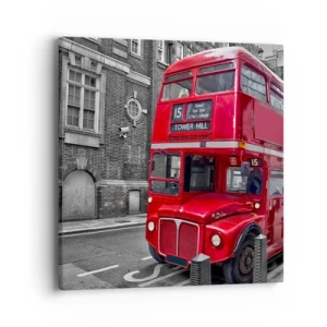 Bild auf Leinwand - Leinwandbild - Immer gleich - 40x40 cm